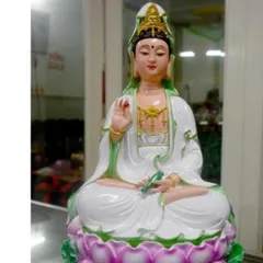 GIEO DUYÊN tượng ngài quan thế âm Bồ tát ngồi cao 30cm cực đẹp DƯƠNG KHOA SHOP