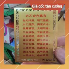 kim bài linh phù cứu khổ thiên tôn HÀNG CAO CẤP, có hoả tốc 852280
