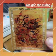kim bài linh phù Tứ đại nguyên soái HÀNG CAO CẤP, có hoả tốc 852312