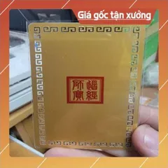 kim bài linh phù Tứ đại nguyên soái HÀNG CAO CẤP, có hoả tốc 852312
