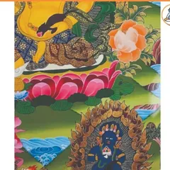 Tranh Ngũ Thần Tài ( có khung ) KT 19*25cm 28*38cm và 38*48cm  cực đẹp