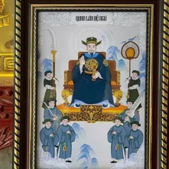Tranh QUAN LỚN ĐỆ NGŨ (có khung) cực đẹp
