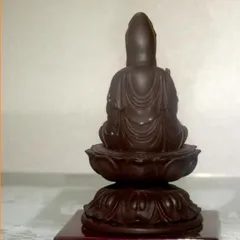 Tượng ngài Quan Thế Âm đài sen có đế cao 11cm-nhiều mẫu cực đẹp