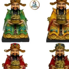 Tượng Thần Tiền 8IN VÀ 10IN có 4 màu đặt bàn thờ Thần Tài Thổ Địa cao cấp - TT05 TT06 TT07 TT08