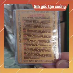 kim bài linh phù bát bảo đại cát HÀNG CAO CẤP, có hoả tốc 852416