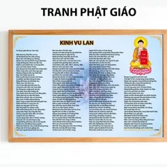 Tranh Phật Kinh Vu Lan, Kinh Phật tụng treo tường để bàn, Kinh Phật cho người tại gia Tâm Thường Lạc