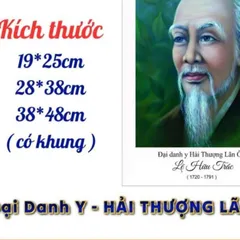 Tranh 8 ĐẠI DANH Y - có khung cực đẹp