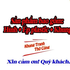 Tranh treo, ảnh thờ CHÁNH SOÁI ĐẠI CÀN tọa vị bền màu + Khung ảnh sáng đẹp kích thước khổ A3, A4, A5 cực đẹp
