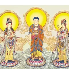 Tranh Tam Thế Phật ( có khung ), đủ kích thước cực đẹp