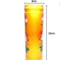 Ống cắm nhang hoa sen vàng sơn mài đựng hương