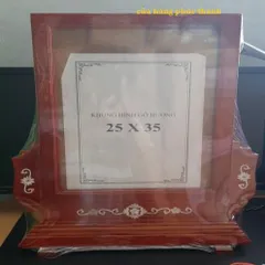 khung thờ gỗ chạm sò nâu có hoả tốc