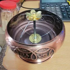 đỉnh thắp cắm nhang khoan nhôm đỏ có hoả tốc