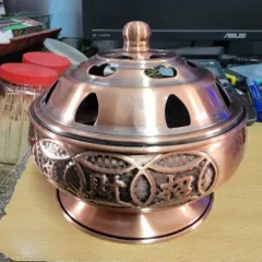 đỉnh thắp cắm nhang khoan nhôm đỏ có hoả tốc