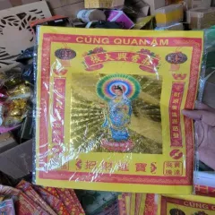 giấy cúng bộ quan âm có hoả tốc