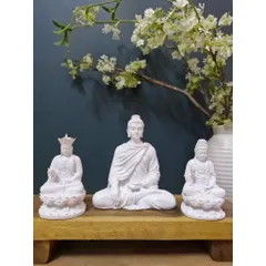 Bộ Tượng Tam Thánh Phật mini, Tượng Ta Bà Tam Thánh nhỏ 852739