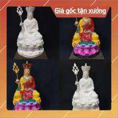 Tượng Địa Tạng Vương Bồ Tát Ngồi 17cm CÓ HOẢ TỐC NHIỀU MÀU 852766