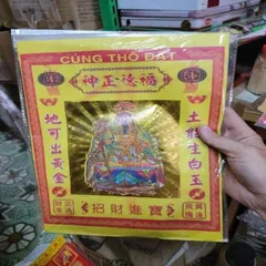 giấy cúng bộ thổ đất có hoả tốc