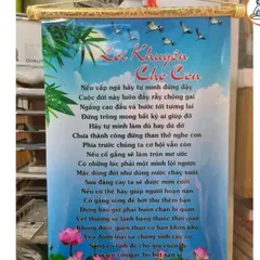 TRANH CUỘN  40CM X 60CM HÌNH PHẬT THÍCH CA, QUAN ÂM, A DI ĐÀ VÀ BẢN ĐỒ MƯỜI  PHƯƠNG PHÁP GIỚI