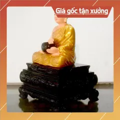 Tượng Ngài Thánh Tăng Sivali ngồi ôm bát cao 20cm CÓ HOẢ TỐC 852793