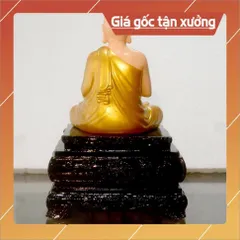 Tượng Ngài Thánh Tăng Sivali ngồi ôm bát cao 20cm CÓ HOẢ TỐC 852793