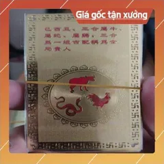 kim bài linh phù tam hợp dậu sửu tỵ HÀNG CAO CẤP, có hoả tốc 852829