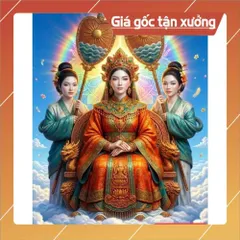 Khung + Tranh CHÚA TIÊN , CHÚA NGỌC ( Thiên Y A Na ) ( tặng )