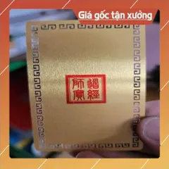 kim bài linh phù ngọc hoàng đại đế HÀNG CAO CẤP, có hoả tốc 852873