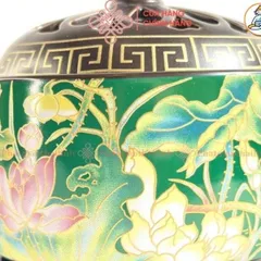 Lư Điện Xông Trầm Cao Cấp Nhiều Họa Tiết Có Đôn Gỗ (Tặng Kèm 50g Bột xông) - Cửa Hàng Phật Giáo DƯƠNG KHOA 852996