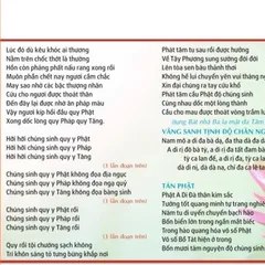 TO73 -  tờ Nghi thức Phóng sanh cực đẹp