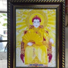 Tranh ÔNG HOÀNG MƯỜI - Có khung cực đẹp