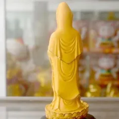 GIEO DUYÊN tượng ngài quan thế âm đứng Nhật viền cao 13cm cực đẹp DƯƠNG KHOA SHOP