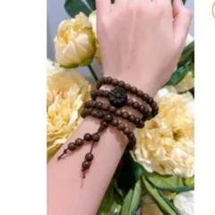Gỗ Mun Đuôi Công 6ly 108 hạt rẻ, đẹp 853122