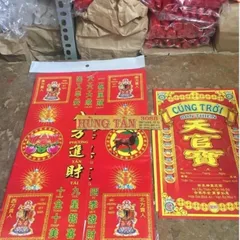COMBO CÚNG MẸ DIÊU TRÌ + Bộ Giấy Cúng Trời - CÚNG CHA NGỌC HOÀNG Mùng 9 Ngọc Hoàng Đài Loan Việt Hóa cực đẹp