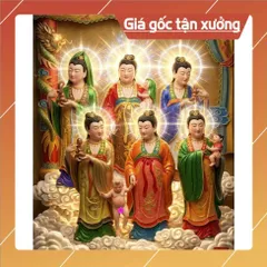 Tranh 12 BÀ MỤ - TAM TIÊU NƯƠNG NƯƠNG ( Tặng )