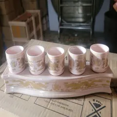 chung bộ rồng hồng cong 5 ly có hoả tốc