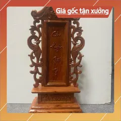 Bài Vị Cửu Huyền Thất Tổ Gỗ Hương.
