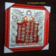 bài vị đỏ Thần tài ông địa có hoả tốc