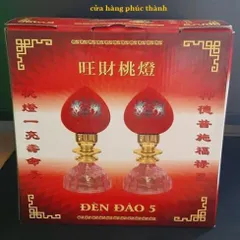 đèn thờ leo tia sáng quả đào số 5 có hoả tốc