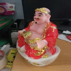 thần tài ông địa đỏ ( bột đá ) có hoả tốc