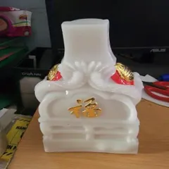 thần tài ông địa đỏ ( bột đá ) có hoả tốc