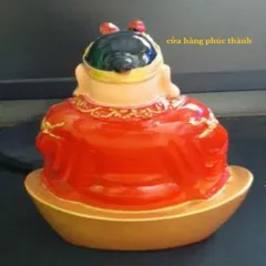 Thần tài ông địa vẽ đỏ ( nhựa ) có hoả tốc