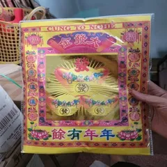 giấy cúng bộ cúng tổ nghề có hoả tốc