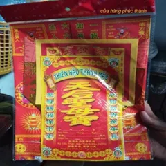 giấy cúng bộ thiên hậu thánh mẫu có hoả tốc