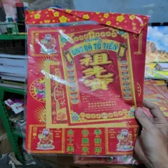 giấy cúng bộ ông bà tổ tiên có hoả tốc