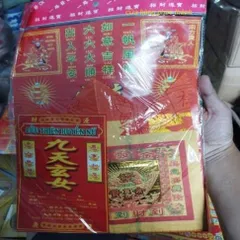 giấy cúng bộ cửu thiên huyền nữ có hoả tốc