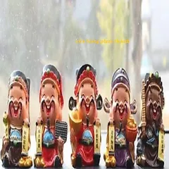 Bộ tượng 5 ông Phúc Lộc Phát Tài Hỷ có hoả tốc