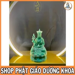 Tượng Địa Tạng ngồi 16cm nhiều màu cực đẹp