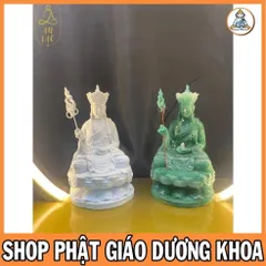 Tượng Địa Tạng ngồi 16cm nhiều màu cực đẹp