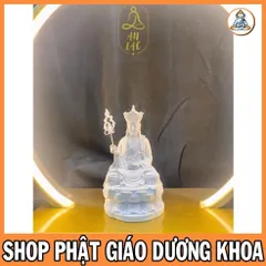 Tượng Địa Tạng ngồi 16cm nhiều màu cực đẹp