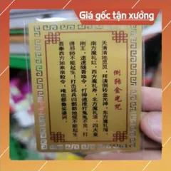 kim bài linh phù tứ đại thiên vương HÀNG CAO CẤP, có hoả tốc 853554